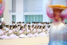 ภาพ No.240631:วันพุธที่ 27 สิงหาคม พ.ศ. 2568 พิธีปฏิบัติธรรมภาคสาย ในวันธรรมชัย ณ วัดพระธรรมกาย จ.ปทุมธานี