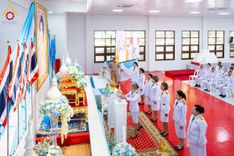 ภาพ No.237696:พิธีถวายเครื่องราชสักการะและวางพานพุ่ม และพิธีจุดเทียนถวายพระพรชัยมงคล เนื่องในโอกาสวันเฉลิมพระชนมพรรษา สมเด็จพระนางเจ้าสิริกิติ์ พระบรมราชินีนาถ พระบรมราชชนนีพันปีหลวง วันอังคารที่ 12 สิงหาคม พ.ศ. 2568  ณ อาคารปลูกศรัทธา 2 วัดพระธรรมกาย