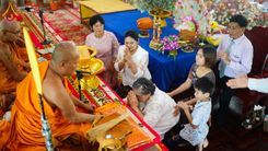 ภาพ No.183334:พิธีทอดกฐิน ณ วัดสำนักสงฆ์ห้วยเสือ จ.ราชบุรี ในโครงการทอดกฐินสามัคคีทั่วไทย 30,000 วัด บูชาธรรม 80 ปี หลวงพ่อธัมมชโย โดยคณะศิษยานุศิษย์วัดพระธรรมกาย วันที่ 20 ตุลาคม พ.ศ. 2567