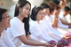 ภาพ No.195436:พิธีต้อนรับพระธรรมยาตรา ณ อนุสรณ์สถานลำดับที่ 4 สถานที่เกิดด้วยกายธรรม วัดโบสถ์(บน) ต.บางคูเวียง จ.นนทบุรี ในโครงการธรรมยาตรา กตัญญูบูชา มหาปูชนียาจารย์ พระมงคลเทพมุนี(สด จนฺทสโร) พระผู้ปราบมาร อนุสรณ์สถาน 7 แห่ง ปีที่ 13 วันที่ 15 มกราคม พ.ศ. 2568