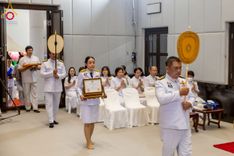 ภาพ No.231220:วันพฤหัสบดีที่ 3 กรกฏาคม พ.ศ. 2568 พิธีมุทิตาสักการะพระภิกษุนาคหลวง พระมหาพนาวัฒน์ ธมฺมนฺตคามี (จันทร์เผือก) เปรียญธรรม ๙ ประโยค ณ วัดพระธรรมกาย ปทุมธานี