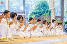 ภาพ No.188922:พิธีถวายภัตตาหารเป็นสังฆทาน แด่พระธรรมยาตรา ในโครงการธรรมยาตรา กตัญญูบูชา มหาปูชนียาจารย์ พระมงคลเทพมุนี(สด จนฺทสโร) พระผู้ปราบมาร ปีที่ 13 ณ อนุสรณ์สถานมหาวิหารพระมงคลเทพมุนี (โลตัสแลนด์) อ.สองพี่น้อง จ.สุพรรณบุรี วันที่ 4 มกราคม พ.ศ.2568