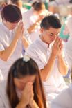 ภาพ No.158940:พิธีตักบาตร ในวันอาทิตย์ต้นเดือน วันที่ 6 ตุลาคม พ.ศ. 2567 ณ สภาธรรมกายสากล วัดพระธรรมกาย