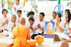 ภาพ No.244862:วันเสาร์ที่ 6 กันยายน พ.ศ. 2568 พิธีถวายบาตร บรรพชา อุปสมบทของนาคธรรมทายาท โครงการอุปสมบทหมู่บูชาธรรมครบรอบ 108 ปี  วันครูผู้ค้นพบวิชชาธรรมกาย ณ โบสถ์พระไตรปิฎก วัดพระธรรมกาย