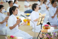 ภาพ No.208337:พิธีสวดพระพุทธมนต์ และถวายภัตตาหารเมนูสวรรค์แด่พระภิกษุ สามเณร วันที่ 15 กุมภาพันธ์ พ.ศ. 2568 ณ หอฉันคุณยายอาจารย์ฯ วัดพระธรรมกาย