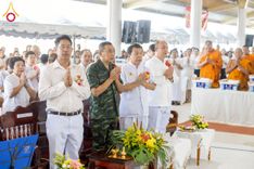 ภาพ No.230202:วันเสาร์ที่ 28 มิถุนายน พ.ศ. 2568 พิธีถวายสังฆทาน 323 วัด 4 จังหวัดชายแดนใต้ ปีที่ 21 ครั้งที่ 178 พิธีมอบกองทุนหนุนแรงใจช่วยครูใต้ ปีที่ 18 ครั้งที่ 142 ณ ศูนย์อบรมเยาวชนจังหวัดปัตตานี