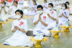 ภาพ No.88186:พิธีมุทิตาสักการะ เปรียญธรรม 9,6,3 และบาลีศึกษา 6,3  พิธีมอบดวงแก้วสามเณรทรงบาลีไวยากรณ์ วันอาทิตย์ 17 กันยายน พ.ศ. 2566 ณ สภาธรรมกายสากล วัดพระธรรมกาย