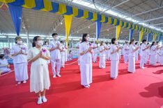 ภาพ No.86984:พิธีตักบาตร , พิธีบูชาข้าวพระ , พิธีจุดเทียนใจ ไฟนิรันดร์ อนันตชัย ในวันอาทิตย์ต้นเดือน 3 กันยายน พ.ศ. 2566 ณ วัดพระธรรมกาย