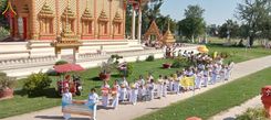 ภาพ No.182987:พิธีทอดกฐิน ณ วัดโคกเหล็ก อ.ห้วยราช จ.บุรีรัมย์ ในโครงการทอดกฐินสามัคคีทั่วไทย 30,000 วัด บูชาธรรม 80 ปี หลวงพ่อธัมมชโย โดยคณะศิษยานุศิษย์วัดพระธรรมกาย วันที่ 9 พฤศจิกายน พ.ศ. 2567