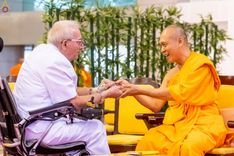 ภาพ No.236160:วันที่ 3 สิงหาคม พ.ศ. 2568 พิธีบูชาข้าวพระ ณ สภาธรรมกายสากล วัดพระธรรมกาย