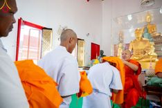 ภาพ No.101206:พิธีบรรพชาธรรมทายาท ในโครงการอุปสมบทบูชาธรรม มหาปูชนียาจารย์ พ.ศ. 2566 ณ วัดสองพี่น้อง สุพรรณบุรี วันที่ 5 ธันวาคม พ.ศ. 2566