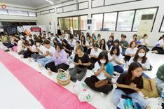ภาพ No.243098:วันพฤหัสบดีที่ 4 กันยายน พ.ศ. 2568 เวลา 07.00-08.15 น. มหาวิทยาลัยเกษตรศาสตร์ กำแพงแสน ร่วมทำบุญตักบาตร Freshy KU85 พระสงฆ์ 85 รูป