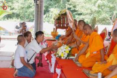 ภาพ No.169885:พิธีทอดกฐิน ณ วัดรัตนปทุม  จ.ร้อยเอ็ด ในโครงการกฐินสามัคคีทั่วไทย 30,000 วัด บูชาธรรม 80 ปี หลวงพ่อธัมมชโย โดยคณะศิษยานุศิษย์วัดพระธรรมกาย วันที่ 26 ตุลาคม พ.ศ. 2567