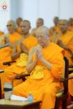 ภาพ No.215300:วันอาทิตย์ต้นเดือนที่ 6 เมษายน พ.ศ. 2568 พิธีบูชาข้าวพระ สภาธรรมกายสากล วัดพระธรรมกาย