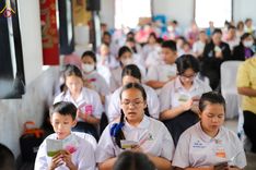 ภาพ No.184937:กิจกรรมวันรวมพลังเด็กดี V-Star ผู้นำฟื้นฟูศีลธรรมโลก กรุงเทพมหานคร ณ วัดมหาธาตุยุวราชรังสฤษฎิ์ราชวรมหาวิหาร กรุงเทพมหานคร ในวันที่ 13 ธันวาคม พ.ศ. 2567
