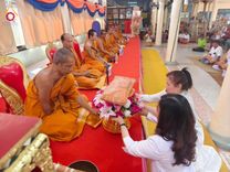 ภาพ No.177116:พิธีทอดกฐิน ณ วัดสะพาน ต.ลำคอหงษ์ อ.โนนสูง จ.นครราชสีมา ในโครงการทอดกฐินสามัคคีทั่วไทย 30,000 วัด บูชาธรรม 80 ปี หลวงพ่อธัมมชโย โดยคณะศิษยานุศิษย์วัดพระธรรมกาย วันที่ 9 พฤศจิกายน พ.ศ. 2567