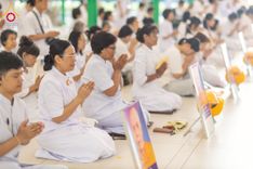 ภาพ No.244649:วันเสาร์ที่ 6 กันยายน พ.ศ. 2568 พิธีขอขมา-รับผ้าไตรของนาคธรรมทายาท โครงการอุปสมบทหมู่บูชาธรรมครบรอบ 108 ปี  วันครูผู้ค้นพบวิชชาธรรมกาย ณ โบสถ์พระไตรปิฎก วัดพระธรรมกาย