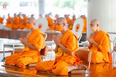 ภาพ No.90553:พิธีบุพเปตพลี  ครั้งที่ 141 ร่วมอุทิศบุญแด่หมู่ญาติที่ล่วงลับไปแล้ว และสืบทอดอายุพระพุทธศาสนา วันพฤหัสบดีที่ 14 ตุลาคม พ.ศ.2566 วันพระแรม 15 ค่ำ เดือน 10 ณ หอฉันคุณยายอาจารย์ฯ วัดพระธรรมกาย