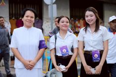 ภาพ No.237359:วันที่ 9-10 สิงหาคม พ.ศ. 2568 การเตรียมงาน เก็บงาน ของเจ้าหน้าที่ทุกสถานะ ในงานมหาสังฆทาน ตักบาตรพระ 10,000 รูป ใจกลางเมืองหาดใหญ่ จ.สงขลา