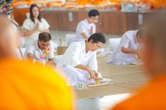 ภาพ No.167435:พิธีบุพเปตพลี ครั้งที่ 157 ร่วมอุทิศบุญกุศลแด่หมู่ญาติที่ล่วงลับไปแล้ว และสืบทอดอายุพระพุทธศาสนา วันพฤหัสที่ 31 ตุลาคม พ.ศ. 2567 (วันพระ แรม 14 ค่ำ เดือน 11) ณ หอฉันคุณยายอาจารย์ฯ วัดพระธรรมกาย