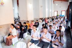 ภาพ No.184942:กิจกรรมวันรวมพลังเด็กดี V-Star ผู้นำฟื้นฟูศีลธรรมโลก กรุงเทพมหานคร ณ วัดมหาธาตุยุวราชรังสฤษฎิ์ราชวรมหาวิหาร กรุงเทพมหานคร ในวันที่ 13 ธันวาคม พ.ศ. 2567