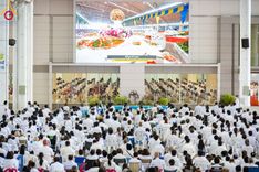 ภาพ No.92191:พิธีบูชาข้าวพระ ในวันทอดกฐินสามัคคี อาทิตย์ต้นเดือนที่ 5 พฤศจิกายน พ.ศ. 2566 ณ วัดพระธรรมกาย จ.ปทุมธานี