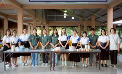 ภาพ No.243013:วันพฤหัสบดีที่ 4 กันยายน พ.ศ. 2568 เวลา 07.00-08.15 น. มหาวิทยาลัยเกษตรศาสตร์ กำแพงแสน ร่วมทำบุญตักบาตร Freshy KU85 พระสงฆ์ 85 รูป