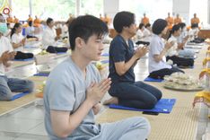 ภาพ No.162086:พิธีถวายภัตตาหารเมนูสวรรค์ เนื่องในวันออกพรรษา (ขึ้น 15 ค่ำ เดือน 11) วันพฤหัสบดีที่ 17 ตุลาคม พ.ศ. 2567 ณ หอฉันคุณยายอาจารย์ฯ วัดพระธรรมกาย