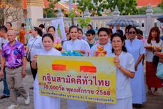ภาพ No.256112:วันที่ 12 ตุลาคม พ.ศ. 2568 พิธีทอดกฐินสามัคคีทั่วไทย 30,000 วัด โดยคณะศิษยานุศิษย์ บูชาธรรม 81 ปี หลวงพ่อธัมมชโย ณ วัดบางโฉลงใน อ.บางพลี จ.สมุทรปราการ