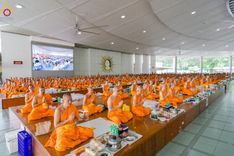 ภาพ No.152990:พิธีถวายภัตตาหารเมนูสวรรค์ ในพรรษาแห่งการเข้าถึงธรรม วันอังคารที่ 10 กันยายน พ.ศ. 2567 ครบรอบ 24 ปี วันละสังขาร คุณยายอาจารย์มหารัตนอุบาสิกาจันทร์ ขนนกยูง ณ หอฉันคุณยายอาจารย์ฯ วัดพระธรรมกาย