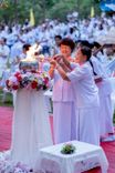 ภาพ No.238426:วันเสาร์ที่ 9 สิงหาคม พ.ศ. 2568 พิธีกลั่นแผ่นดิน โปรยทราย และจุดประทีปถวายเป็นพุทธบูชา จ.ระยอง สถาปนาองค์พระเจดีย์เพื่อสร้างสันติภาพโลก ณ ศูนย์ปฏิบัติธรรมระยอง(บ้านช่องลม) ต.บางบุตร อ.บ้านค่าย จ.ระยอง