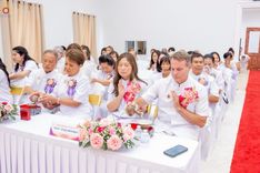 ภาพ No.234718:วันอาทิตย์ที่ 20 กรกฎาคม  พ.ศ.2568 พิธีทอดผ้าป่าภาคพื้นอเมริกา พิธีเจริญพระพุทธมนต์ ฉลองอาคารแก้วธรรมชัยรัตนอนันต์ วัดพระธรรมกายเทนเนสซี ประเทศสหรัฐอเมริกา